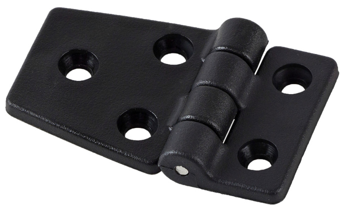 Петля пластиковая чёрная 60х37 мм