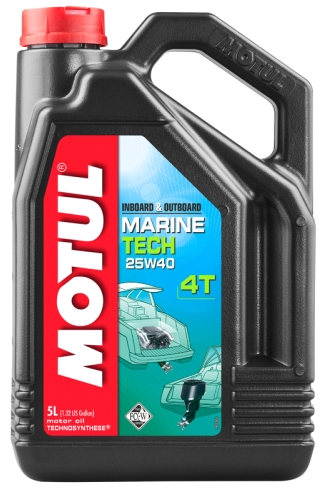 Масло Motul Marine Tech 4T 25W-40 5л