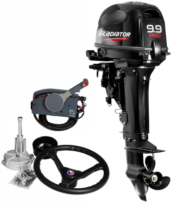 Лодочный мотор Gladiator G9.9 PRO FES
