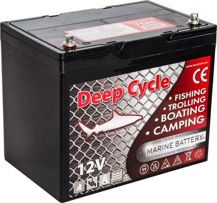 Аккумулятор Marine Deep Cycle AGM 12V 75Ah