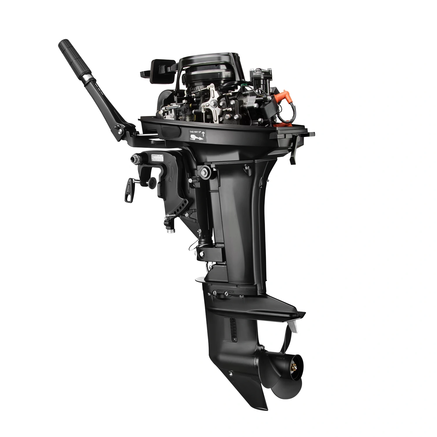 Лодочный мотор Gladiator G9.9 PRO FHS BLACKLINE