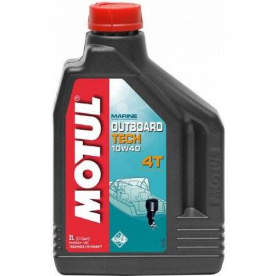 Масло MOTUL Outboard Tech 4T 10w40  2л