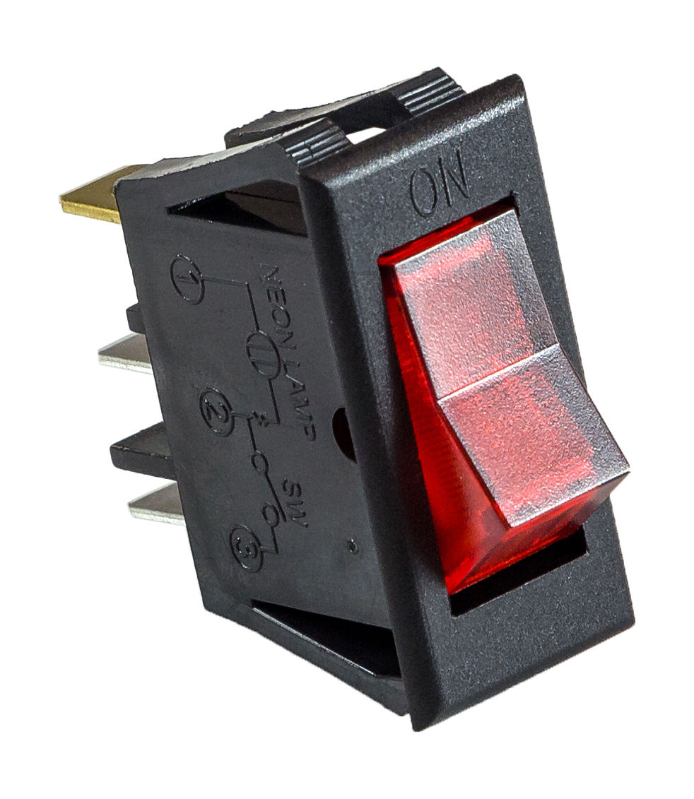 Переключатель двухпозиционный ON-OFF,12B/15A,3P