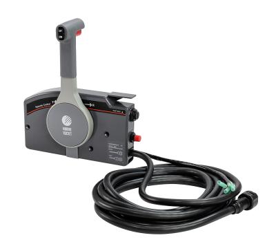 Дистанционное управление без гидроподъема, толкает газ, 7P, 5м (Yamaha 703, PBD)