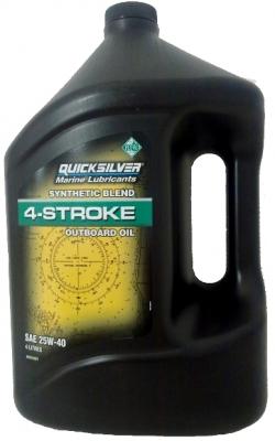 Масло QS 4Т 25w-40 Sintetic Outboard 4л