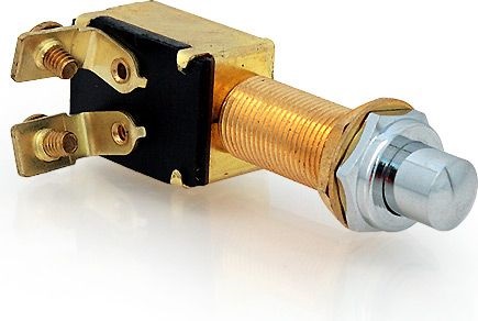 Выключатель кнопочный, 12V D12.7 mm, L32mm