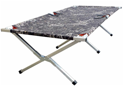 Раскладушка алюминиевая (длина - 180 см, ширина - 75 см, высота - 45 см)