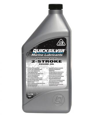 Масло Quicksilver Premium Plus 2T, 1 л