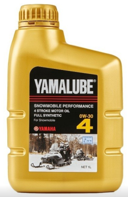 Масло Yamalube 0W-30для снегоходов полусинтетика 0.946л